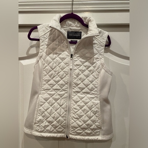 Van Heusen Jackets & Blazers - Van Heusen White Vest